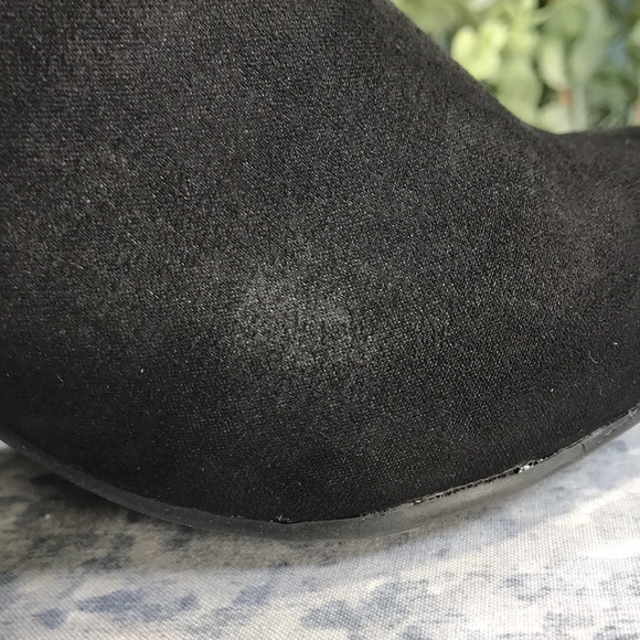 SO Tibia Black 17” Faux Suede Pointed Toe Fashion Slouch Boots WMS 10M🌟NIB🌟 - Picture 11 of 14